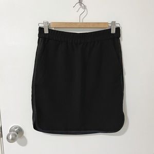 J. Crew Factory Crepe Pull On Pocket Pencil Skirt Black Size 0